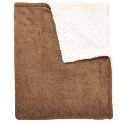 BrylaneHome BH Studio High Pile Fleece Microfleece Blanket