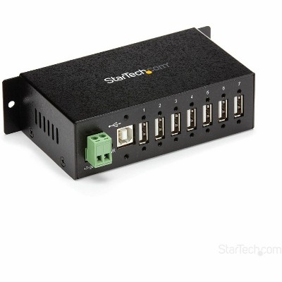 StarTech Mountable Rugged Industrial 7 Port USB 2.0 Hub ST7200USBM