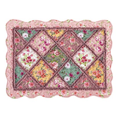 Collections Etc Kamila Patchwork Sham Set
