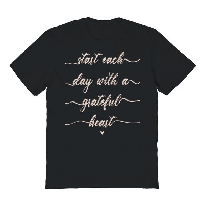 Rerun Island Men's Start Each Day Short Sleeve Graphic Cotton T-Shirt