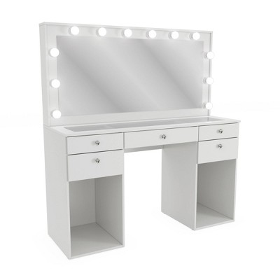 Federica Lighted Makeup Vanity - Boahaus