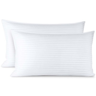 Nestl Set of 2 Soft and Fluffy Down Alternative Pillow , 100% Cotton Pillow with Polyester Fiber Filling