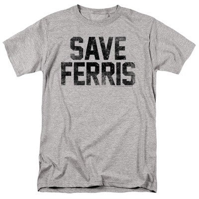 Ferris Buellersave Ferris Adult T-Shirt Athletic Heather