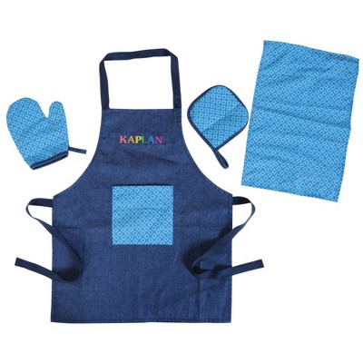 Kaplan Early Learning Little Chef Blue Apron and Accessories Set
