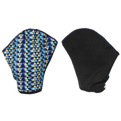 Unique Bargains Swimming Diving Training Resistance Aquatic Webbed Swim Fins 1 Pair
