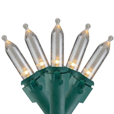 Northlight LED Mini Christmas Lights - Warm White - 33' Green Wire - 100ct