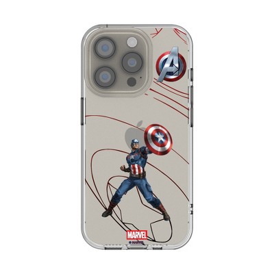 Keyscaper Marvel Avengers MechLine Clear Cell Phone Case for Apple iPhone