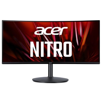 Refurbished Acer Nitro XZ - 34" Monitor UWQHD 3440x1440 180Hz VA 400Nit HDMI DisplayPorts - Manufacturer Refurbished