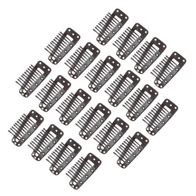 Unique Bargains 10-Teeth Snap Wig Hair Clips 20 Pcs