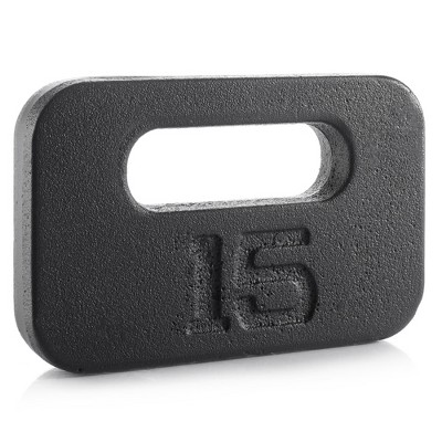 Philosophy Gym Cast Iron Ruck Weight - Weighted Fitness Plate with Handle