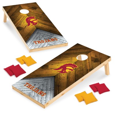 NCAA USC Trojans 2'x4' Wood Cornhole Set
