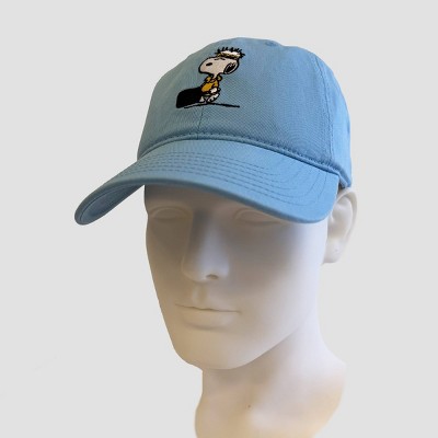 Men's Snoopy Pickleball Baseball Hat - Light Blue