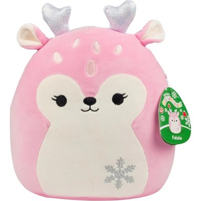 Squishmallows 10-Inch Falala The Pink Fawn - Official Jazwares Plush - Collectible Soft & Squishy Fawn Stuffed Animal Toy- Gift for Kids, Girls & Boys