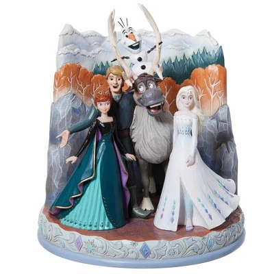 Jim Shore 7.25 In Connected Through Love , Frozen 2 Scene Disney Traditions (1PC)