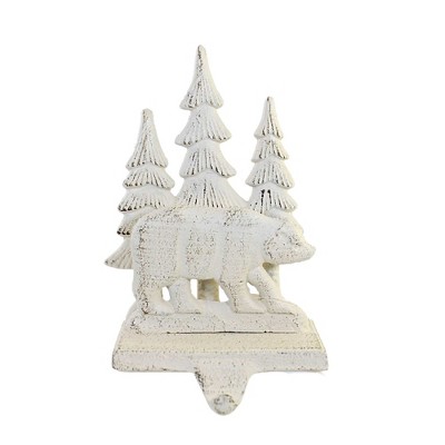 Christmas 6.75 In Woodland Animal Stocking Holder Stocking Holder , Winter Trees Weighted (1PC)