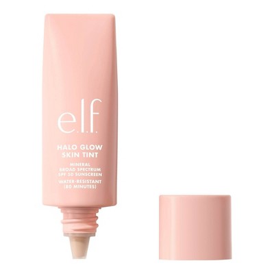e.l.f. Halo Glow Skin Tint Light Coverage Foundation - Mineral SPF 50 - 1 fl oz