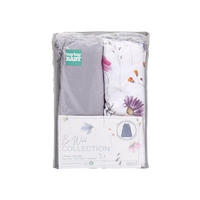 buybuy BABY by Evolur Zoo Love 3-Piece Crib Set