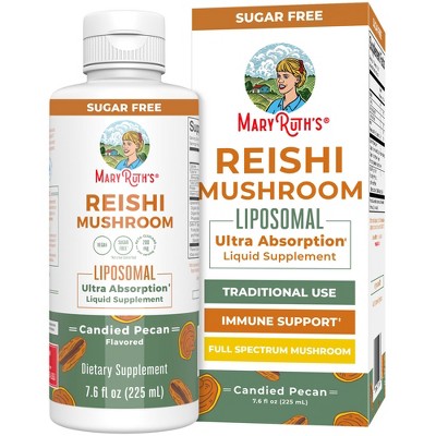 MaryRuth's Reishi Mushroom Liposomal, Candied Pecan, 7.6 fl oz
