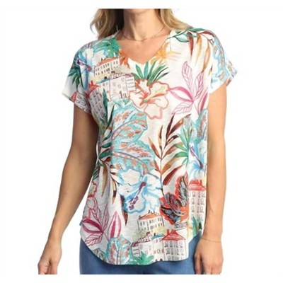 Women's Burnout Round Hem Top - Jess & Jane