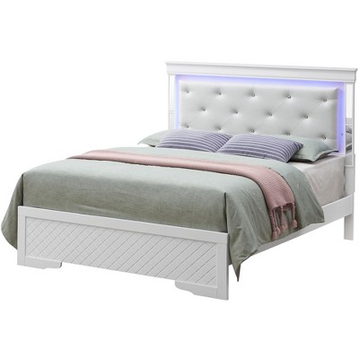 Passion Furniture Verona and King Panel Beds