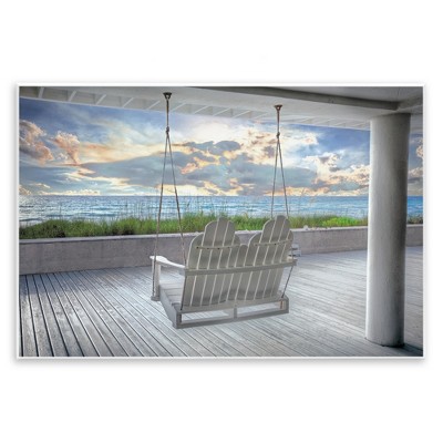 Stupell Industries Swing At The Beach Wall Plaque Art