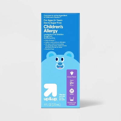 Children's Loratadine Allergy Relief Liquid - Grape - 4 fl oz - up&up™
