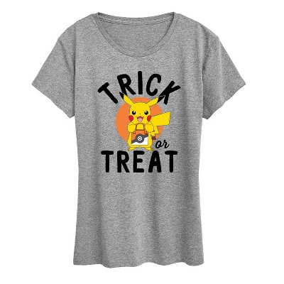 Women's - Pokémon - Trick Or Treat Short Sleeve Graphic T-Shirt