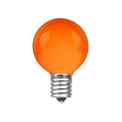 Novelty Lights G30 Globe Hanging Outdoor String Light Replacement Bulbs E12 Candelabra Base 5 watt