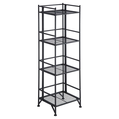 44.75" Xtra Storage 4 Tier Folding Metal Shelf - Breighton Home