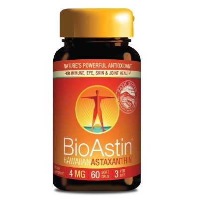 BioAstin Hawaiian Astaxanthin - Support Immune & Joint Health - Non-GMO & Farm-Direct - 4 mg
