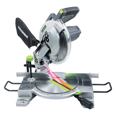 Genesis® 15-Amp 10-In. Compound Miter Saw with Laser Guide and Blade in Gray