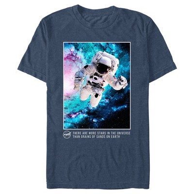 Men's NASA Astronaut Number of Sand Grains on Earth T-Shirt