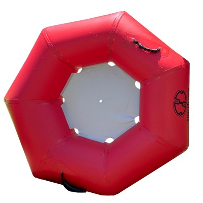 Hardcore River Tube with Durable Triple-Layer PVC, Ergonomic Seven-Sided Design, Intuitive Handles, and C7 Valve Inflation