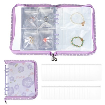 Unique Bargains Travel Necklace Ring Holder Anti Oxidation Jewelry Organizer 50 Pcs