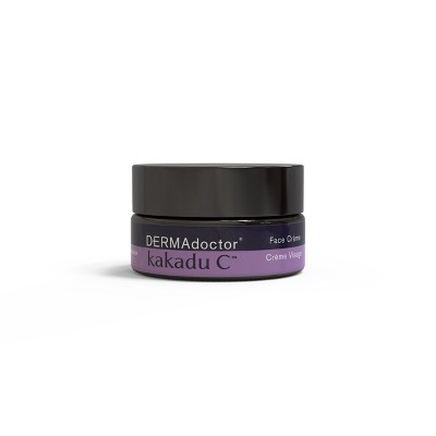 DERMAdoctor Kakadu C Dermatologist Formulated Vitamin C Face Creme, Moisturizing Cream for Dry Dull Skin - 1 oz
