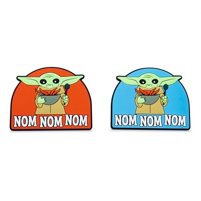 ICUP, Inc. Star Wars: The Mandalorian Grogu "Nom Nom Nom" Magnetic Chip Clips | Set of 2