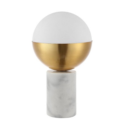 Evolet Table Lamp - 12.25 Inch Height - TBL4320 - Gold/White - Safavieh
