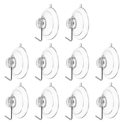 Unique Bargains Waterproof Reusable Load 2.2 Lbs Suction Cup Hooks and Hangers