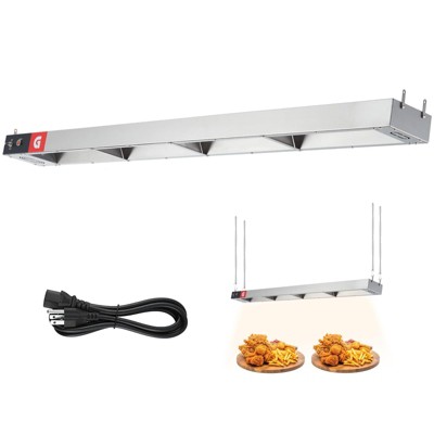 Commerical Food Warmer Lamp, Strip Food Heat Station  with Chain and Us Plug, 110v