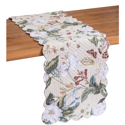 C&F Home Garden Images Reversible Graphic Print Machine Washable Table Quilted Runner 14" x 51"