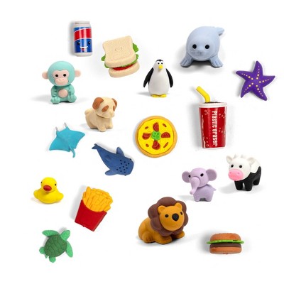 Yoobi 3pk Eraser 3D Mystery Bag 1