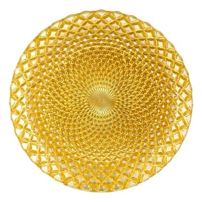 Slickblue Unique Handcrafted Glass Salad Plates with Eye-Catching Design, Versatile Options