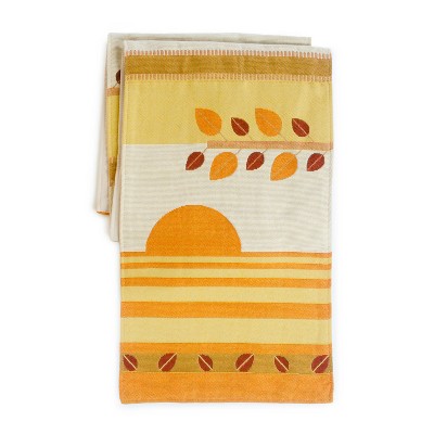 Seasonal Classroom Decorative Fabric Table Runner - 64'' Long Autumn Themed Table Dcor for Preschools and Daycare