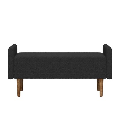 Bella Depot 46''W Velvet Storage Ottoman with Storage Space
