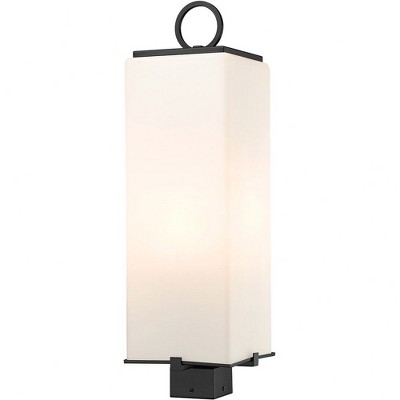Sana Collection Outdoor Fixture - Black Aluminum, 3 Bulbs, Dimmable, Wet Rated, 8.25" x 26.25"