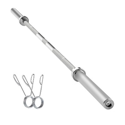 BestMassage Olympic Barbell 7Ft Chrome Barbell 700lbs Capacity Home Gym Equipment