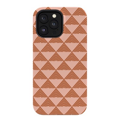 June Journal Triangular Lines in Terracotta Tough Tough iPhone 15 Case - Society6