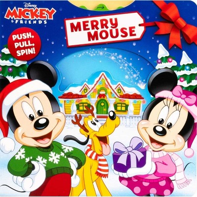 Disney Mickey: Merry Mouse - (Push-Pull-Spin Stories) by Grace Baranowski (Board Book)