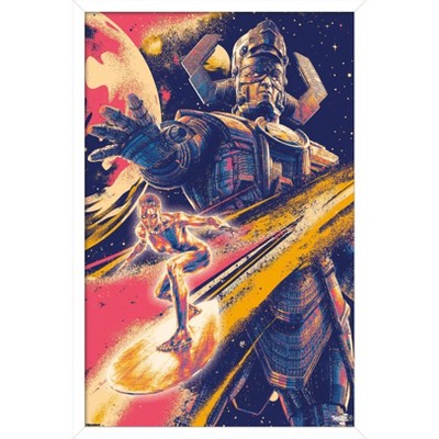 Trends International Marvel Fantastic Four: First Steps (2025) - Galactus & Silver Surfer Framed Wall Poster Prints