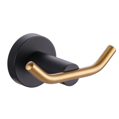 WOWOW Double Robe Hook 304 Stainless Steel in Brushed Nickel